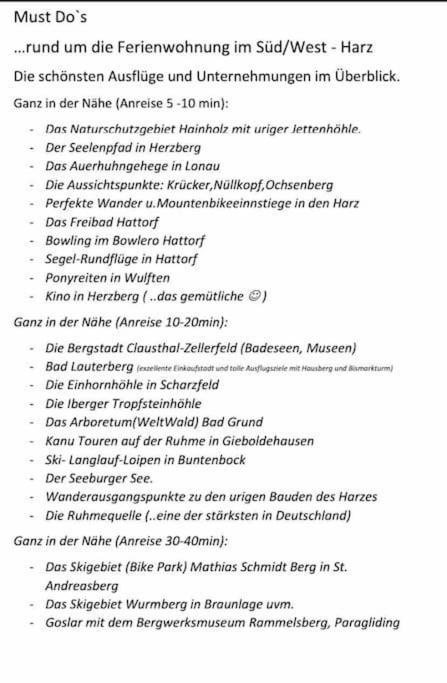 Ferienwohnung Sued - West Harz Mit Sauna E-Bikes Vorhanden! Horden am Harz Exterior photo